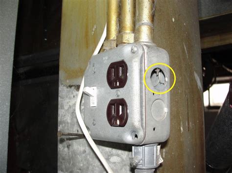 knockout holes in electrical panel